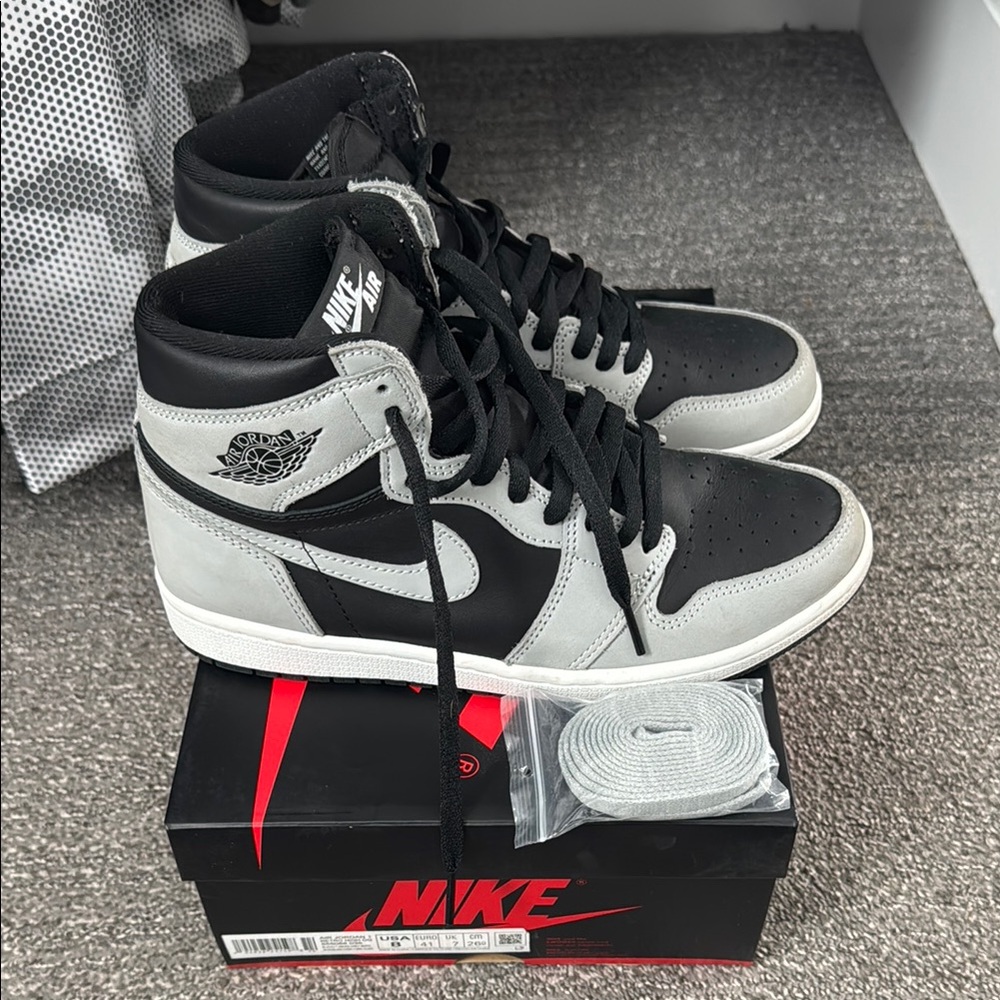 Nike Black and Gray High-Top Sneakers